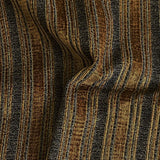 Burch Fabrics Ledger Golden Raised Chenille Stripe Upholstery Fabric