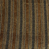 Burch Fabrics Ledger Golden Raised Chenille Stripe Upholstery Fabric