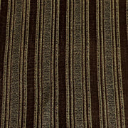 Burch Fabrics Ledger Coffee Raised Chenille Stripe Upholstery Fabric