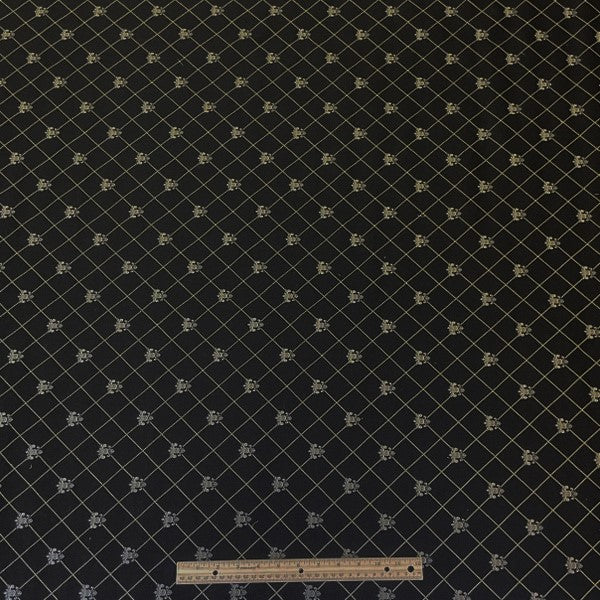 Burch Fabric Donald Black Upholstery Fabric