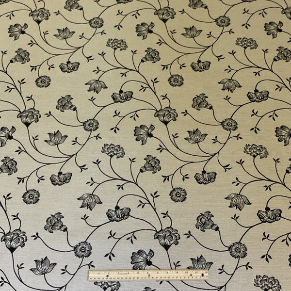 Burch Fabric Athena Ebony Upholstery Fabric