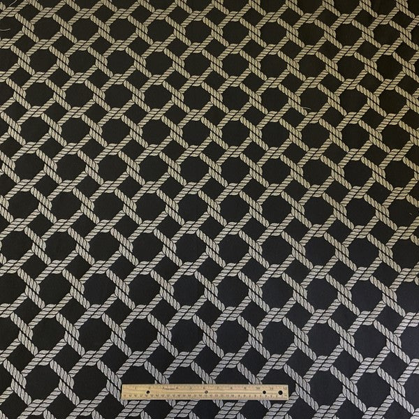 Burch Fabric Clive Black Upholstery Fabric
