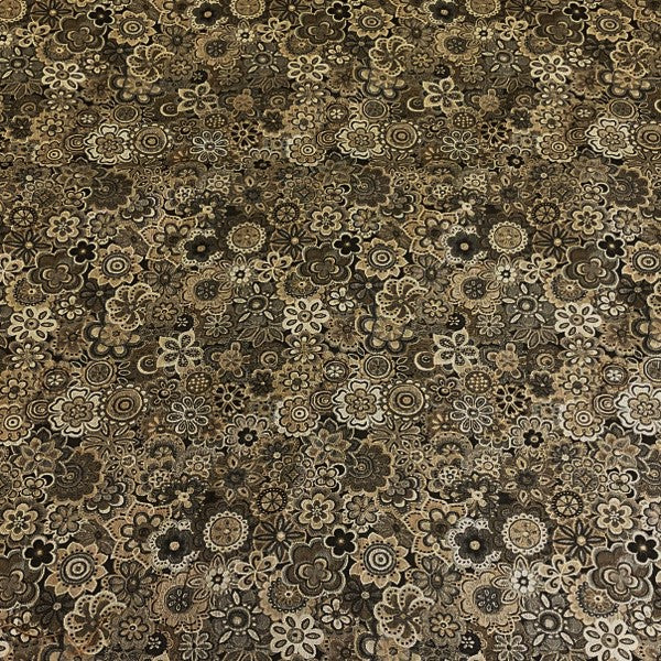 Burch Fabrics Bountiful Neutral Floral Upholstery Fabric