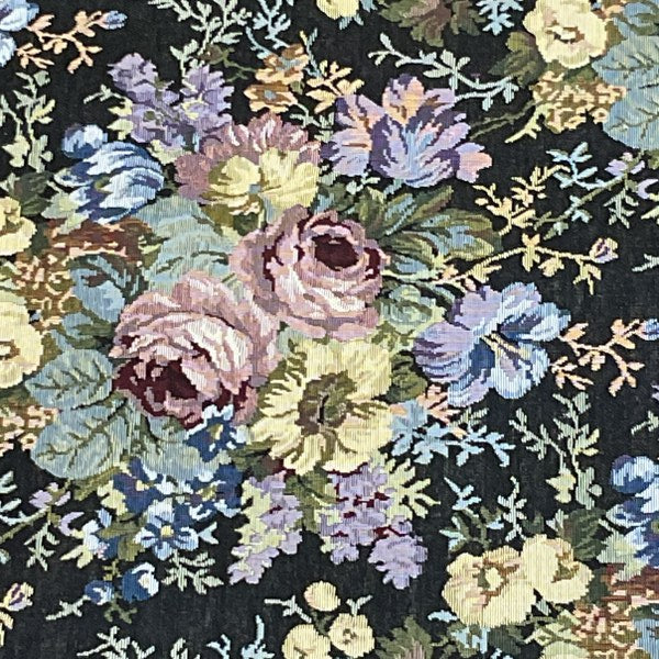 Burch Fabric Madonna Black Upholstery Fabric