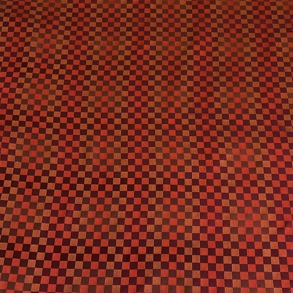 Burch Fabrics Kenny Rust Checker Upholstery Fabric