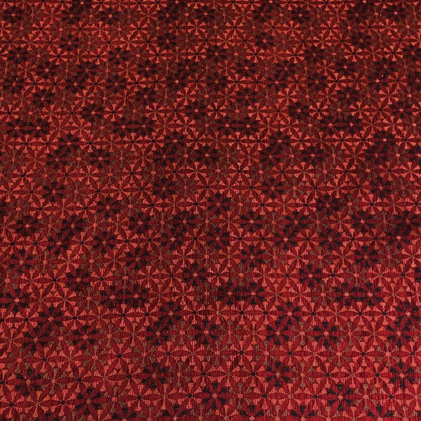 Burch Fabrics Mazy Red Jacquard Chenille Upholstery Fabric