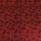 Burch Fabrics Mazy Red Jacquard Chenille Upholstery Fabric