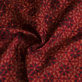 Burch Fabrics Mazy Red Jacquard Chenille Upholstery Fabric