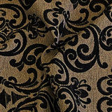 Burch Fabrics Bogart Shadow Black Raised Chenille Upholstery Fabric