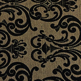 Burch Fabrics Bogart Shadow Black Raised Chenille Upholstery Fabric