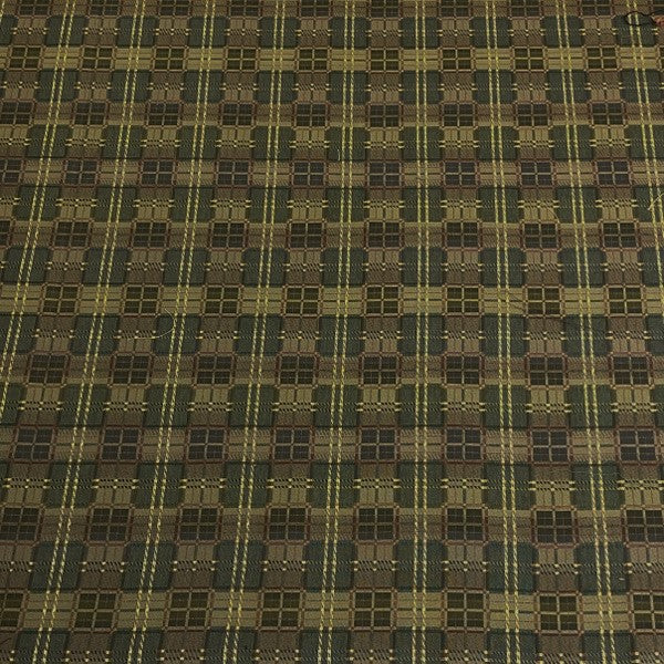 Burch Fabrics Slocum Green Plaid Jacquard Upholstery Fabric