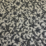 Burch Fabrics Brittany Black Jacquard Upholstery Fabric