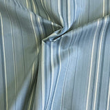 Burch Fabrics Kiley Ice Blue Stripe Upholstery Fabric
