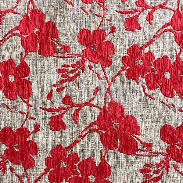 Burch Fabric Ruth Tomato Upholstery Fabric