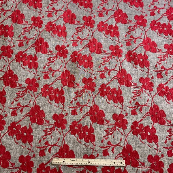 Burch Fabric Ruth Tomato Upholstery Fabric