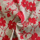 Burch Fabric Ruth Tomato Upholstery Fabric