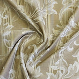 Burch Fabrics Jacqueline Gold Stripe Upholstery Fabric