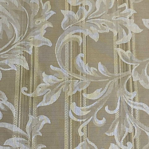Burch Fabrics Jacqueline Gold Stripe Upholstery Fabric