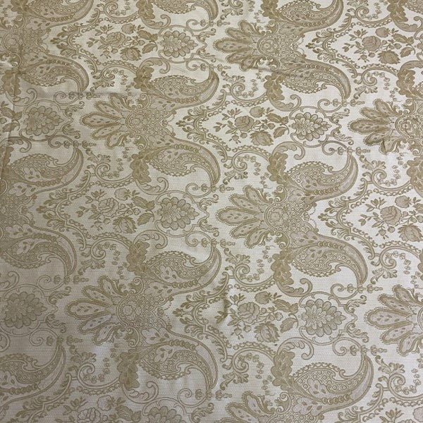 Burch Fabrics Watson Ivory Jacquard Upholstery Fabric