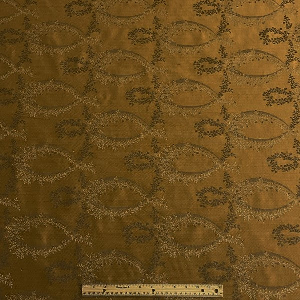 Burch Fabric Silvia Golden Upholstery Fabric
