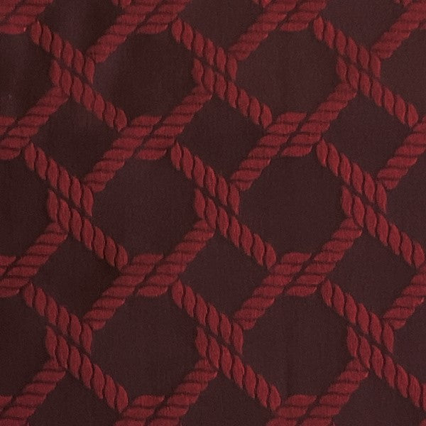 Burch Fabric Clive Burgundy Upholstery Fabric