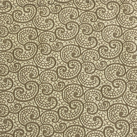 Burch Fabric Curly Cue Neutral Upholstery Fabric