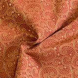 Burch Fabric Curly Cue Rust Upholstery Fabric