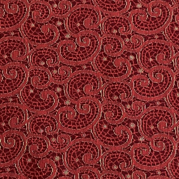 Burch Fabric Curly Cue Flame Upholstery Fabric