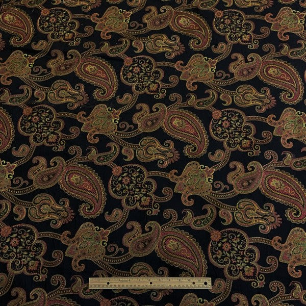 Burch Fabric Mallory Black Upholstery Fabric