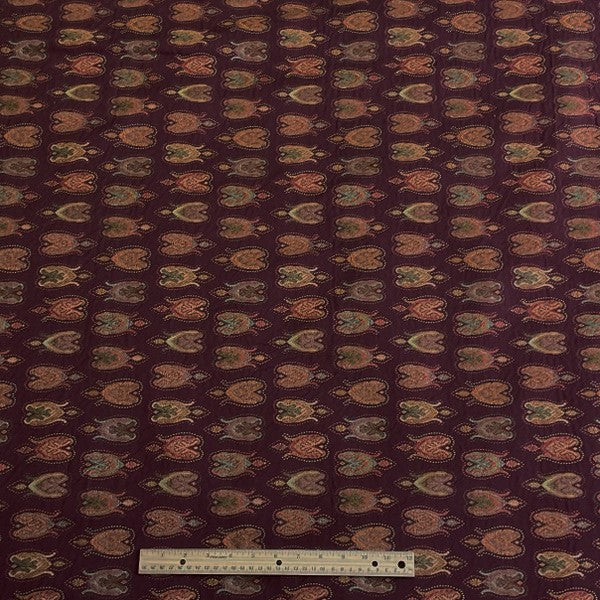 Burch Fabric Curran Burgundy Upholstery Fabric