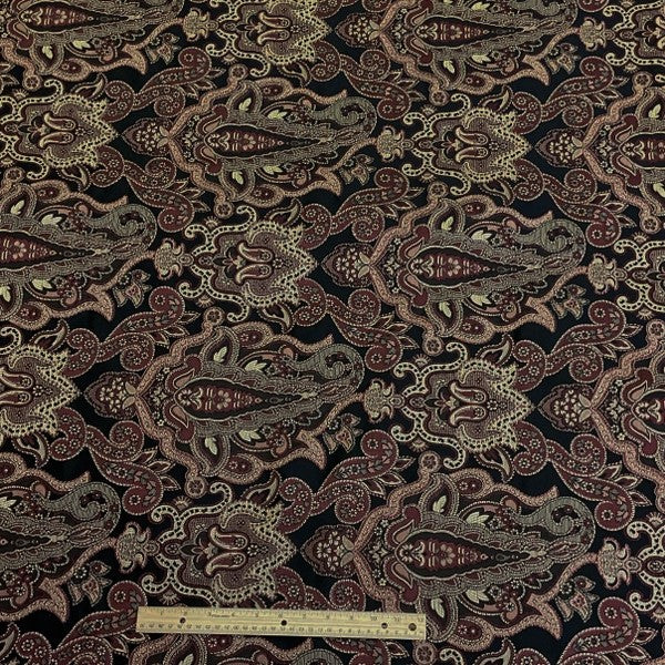 Burch Fabric Royce Ebony Upholstery Fabric