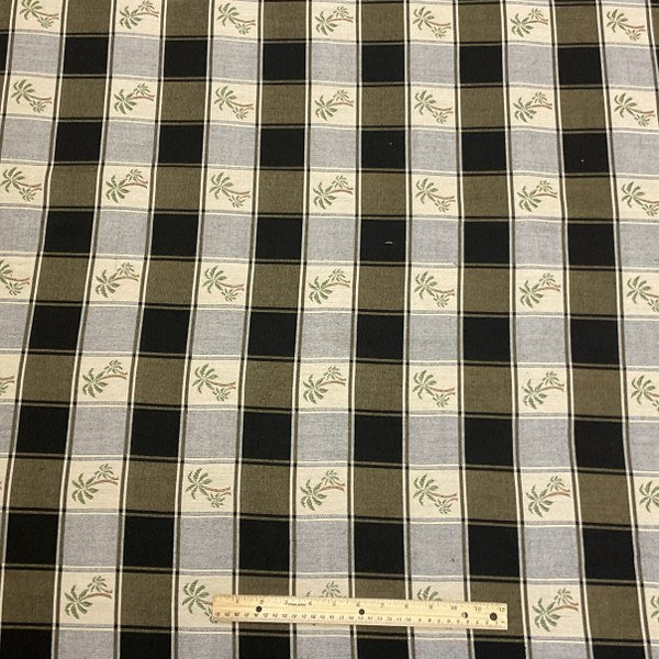 Burch Fabric Palmetto Ebony Upholstery Fabric