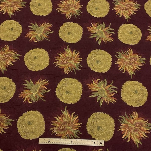 Burch Fabric Nina Burgundy Upholstery Fabric