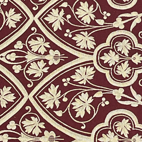 Burch Fabric Jada Burgundy Upholstery Fabric