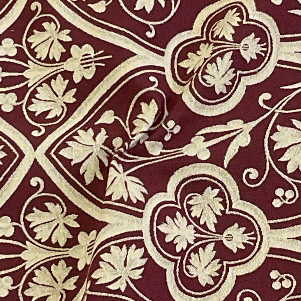Burch Fabric Jada Burgundy Upholstery Fabric