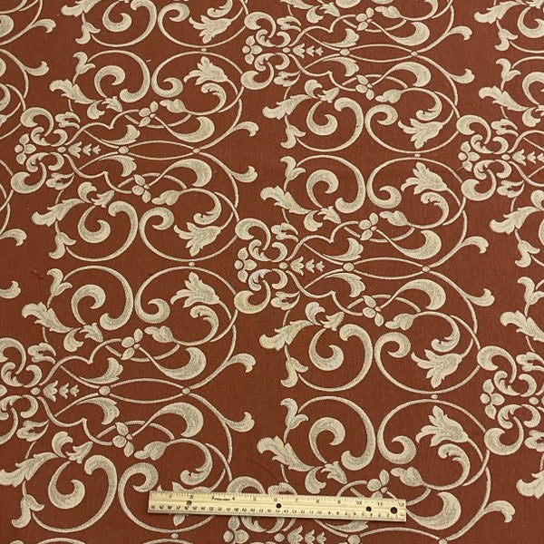 Burch Fabric Lisa Papaya Upholstery Fabric