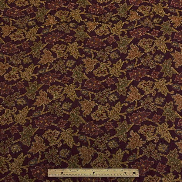 Burch Fabric Lillian Merlot Upholstery Fabric