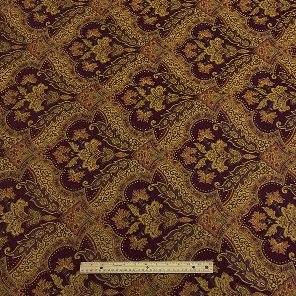 Burch Fabric Keaton Burgundy Upholstery Fabric