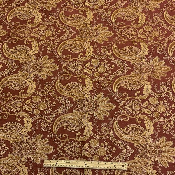 Burch Fabric Watson Red Upholstery Fabric