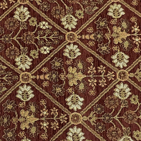 Burch Fabric Mughal Red Upholstery Fabric