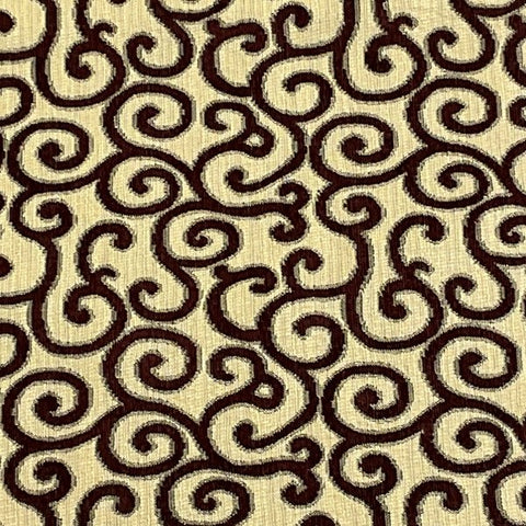 Burch Fabric Seager Burgundy Upholstery Fabric