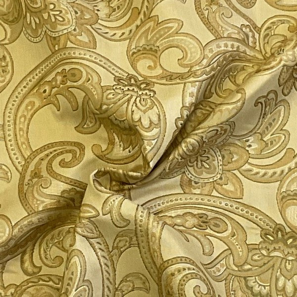 Burch Fabric Dion Gold Upholstery Fabric