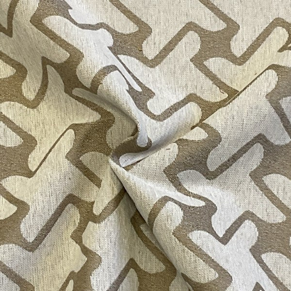 Burch Fabric Dice Ivory Upholstery Fabric