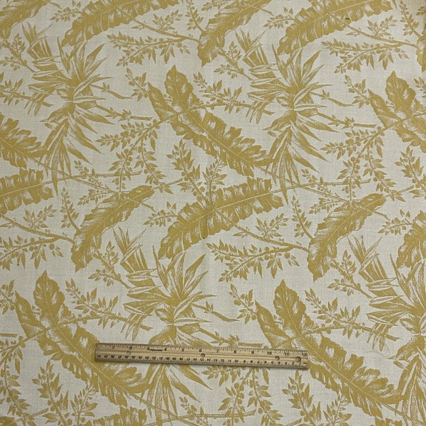 Burch Fabric Borneo Yellow Upholstery Fabric