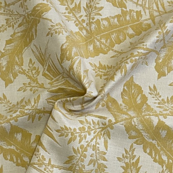 Burch Fabric Borneo Yellow Upholstery Fabric