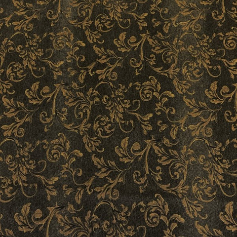 Burch Fabric Tanya Sage & Gold Upholstery Fabric