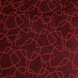 Burch Fabric Squiggle Red Upholstery Fabric