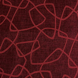 Burch Fabric Squiggle Red Upholstery Fabric