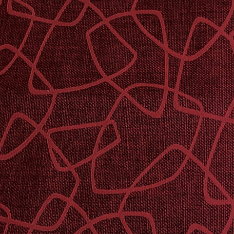 Burch Fabric Squiggle Red Upholstery Fabric