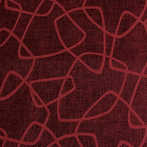 Burch Fabric Squiggle Red Upholstery Fabric